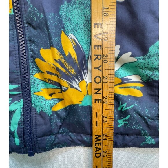 Columbia Youth Hooded Jacket Size L Multicolor Floral Reversible Full Zip - Picture 8 of 16